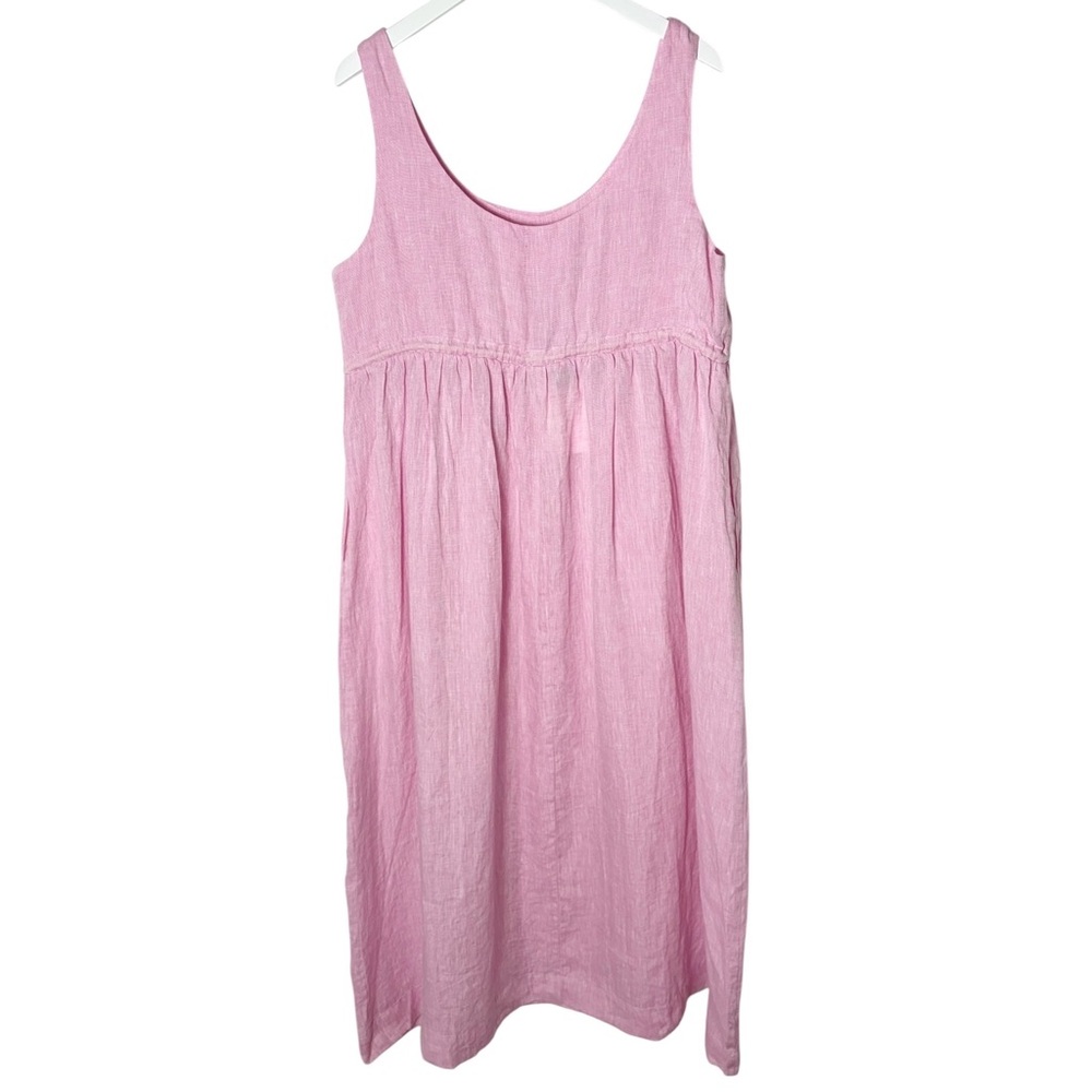 Pomander‎ Place Pink Sabella Dress Linen Maxi Size XXL NWT - Picture 5 of 8